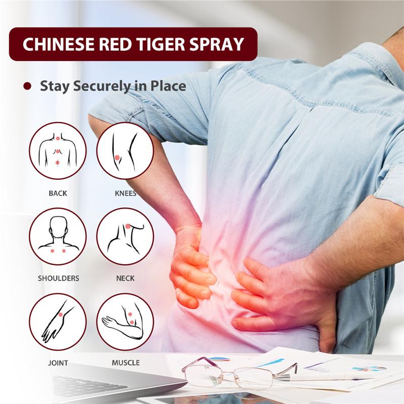 Original Chinese Red Tiger Medical Pain Spray For Joint Pain Back Headache Rheumatic Waist Mosquito Bites Relief