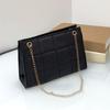 Embroidered Checkered Pillow Bag New Summer Bag for Women Korean Women's Shoulder Bag