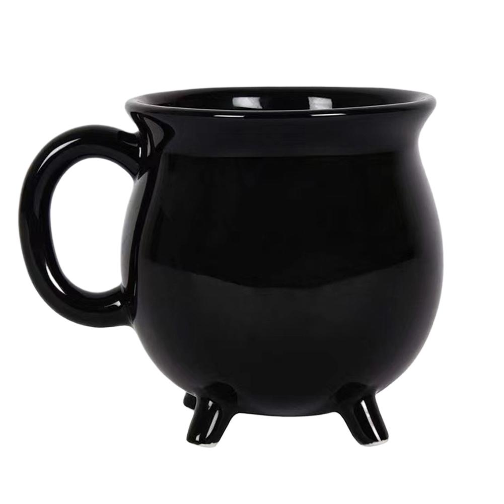 1 Stück Keramik-Kaffeetasse für Zuhause Halloween Geburtstagsfeier Hexenkessel Tasse Magisch Themengetränkegeschirr Dekor Einzigartiges Neuheitsgeschenk