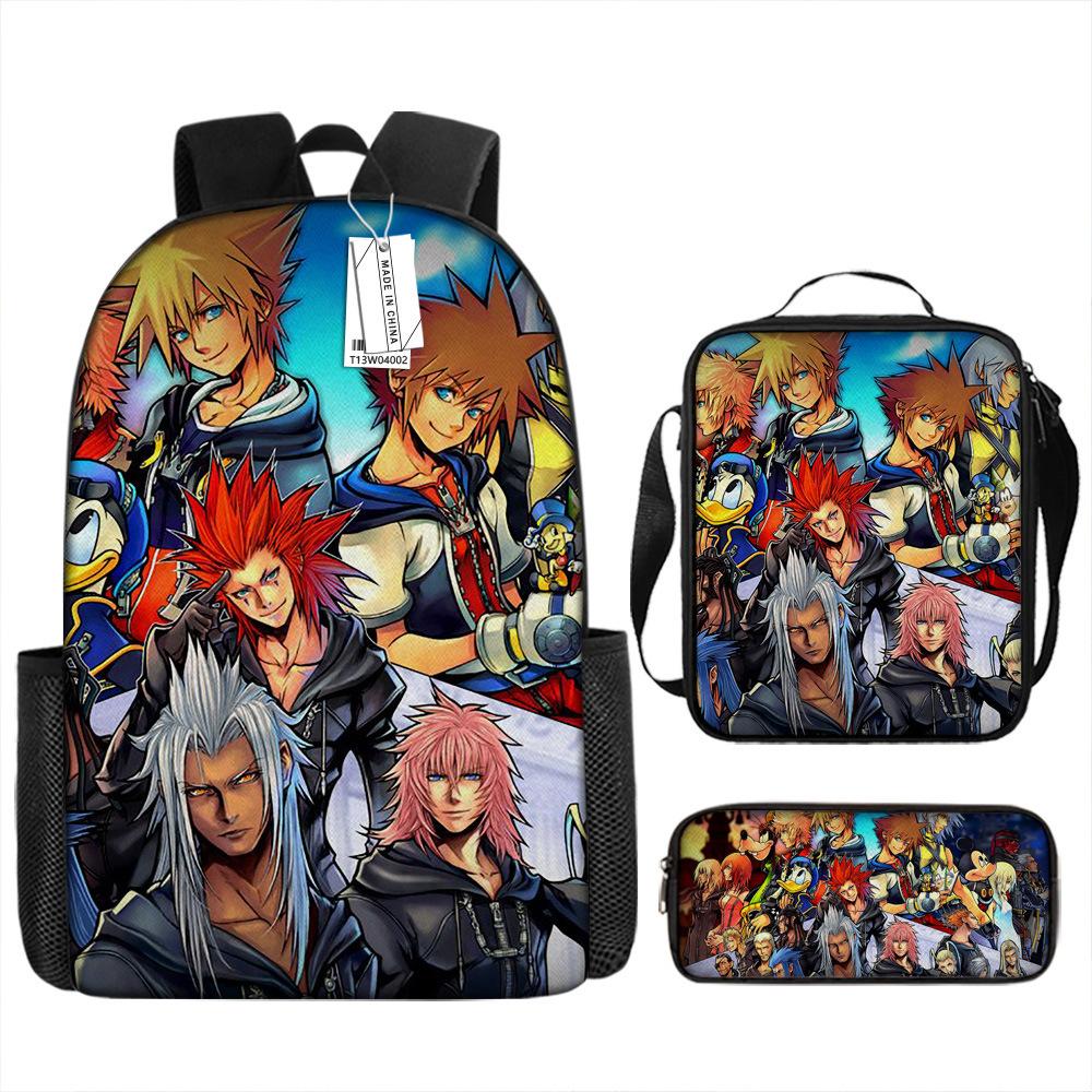 Anime Backpack Kingdom Heart Backpack European and American School Bag