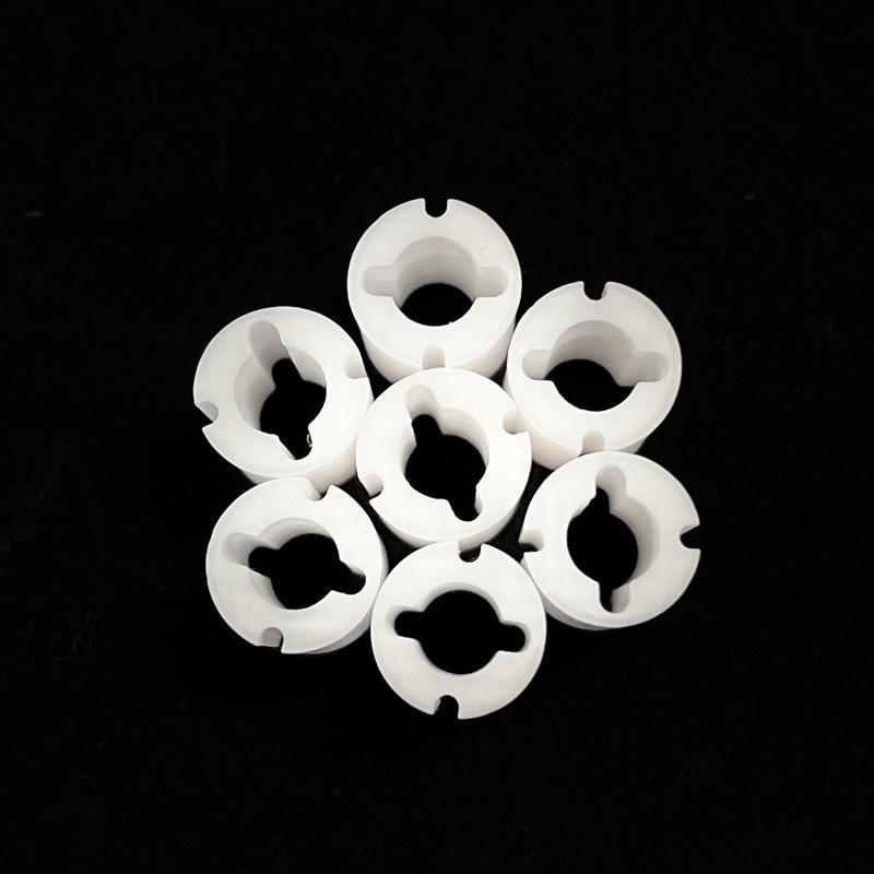 Alumina Ceramic Grooved Round Tube Sterilization Corn Lamp Base