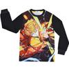 New Movie Comic Print Long Sleeve Pajama Set for Kids and Teens
