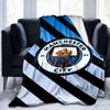 City Football Club Printed Throws Blanket Soft Flannel Blankets for Couch Bed Gifts for Men Women Picnic Blanket Christmas Gifts