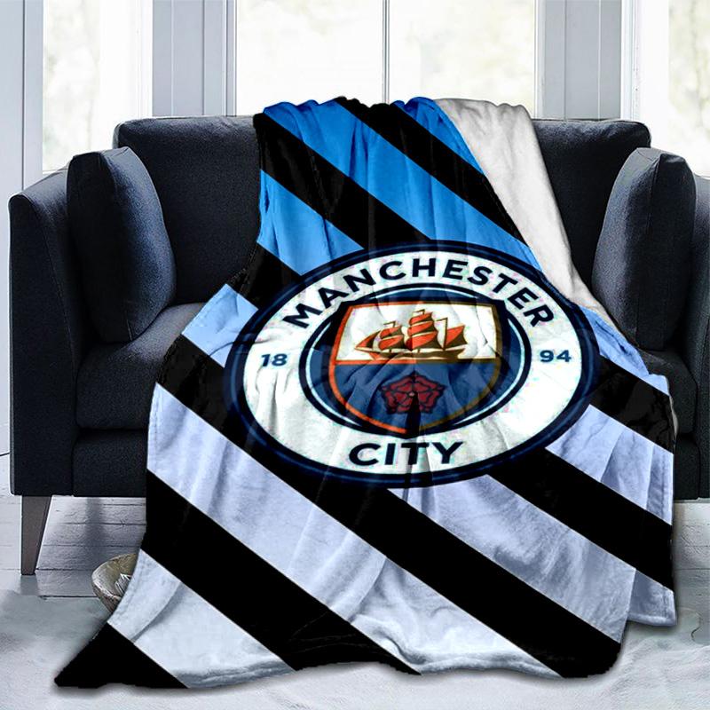 City Football Club Printed Throws Blanket Soft Flannel Blankets for Couch Bed Gifts for Men Women Picnic Blanket Christmas Gifts