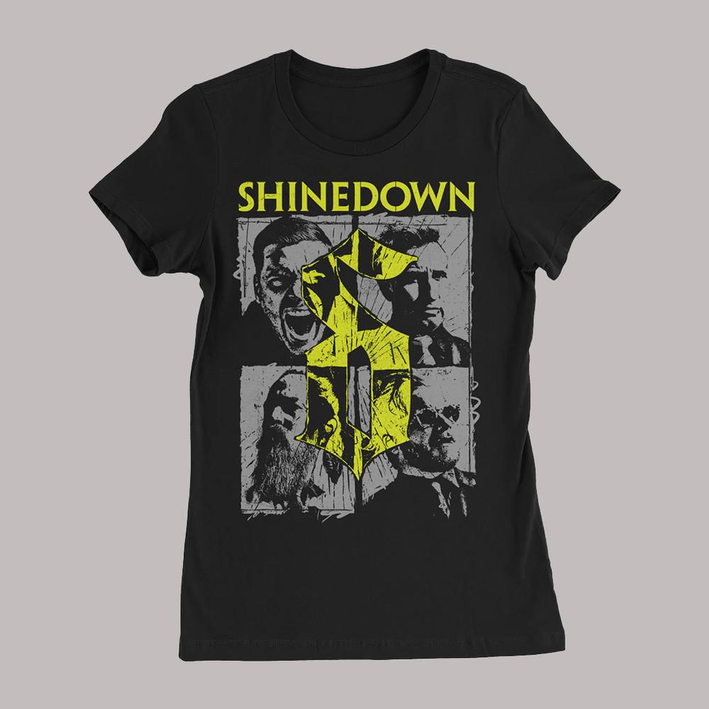 

Hot Shinedown Band Black 100% Cotton Size S To 4XL T-Shirt Unisex T-Shirt XXXL