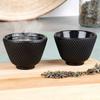 2x Cast Iron Enameled Tea Drinking Bowls, Mugs, and Japanese Cups