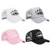 Trendy Adjustable Baseball Hat Cotton Sun Hat with Embroidery Pentagrams For Adult and Teens Daily Sport Activity Wear