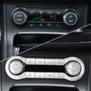 Silver AC Air Condition Button Trim For Mercedes-Benz AMG A35 CLA45 GLA45