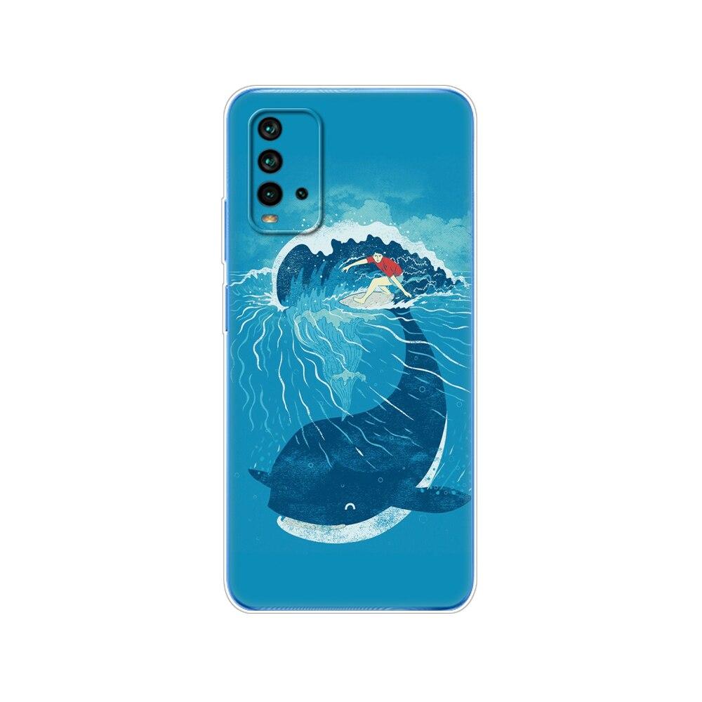 For Xiaomi Redmi 9T Case Silicon Soft Tpu For Redmi 9T Phone Back Cover 6.53 Inch Global Bumper Shockproof Protective Etui Funda