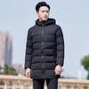 Teluoman Men's Business Mid-length Padded Jacket