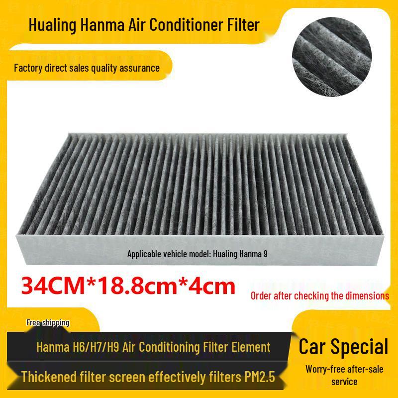 

Heavy Truck Hauling Hanma H9/H6/H7 Air Conditioner Filter Element & Cold Air Grille 1 Piece