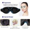 Sleep Mask, 3D Contour Cup Sleep Mask and Eye Mask, Concave Molded Night Sleep Mask, Light Blocking, Soft and Comfortable Eye Mask, Black