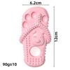 Durable Dog Chew Toy In Slipper Shape Teeth Cleaning Teething Relief - TPR Material Multiple Colors Available