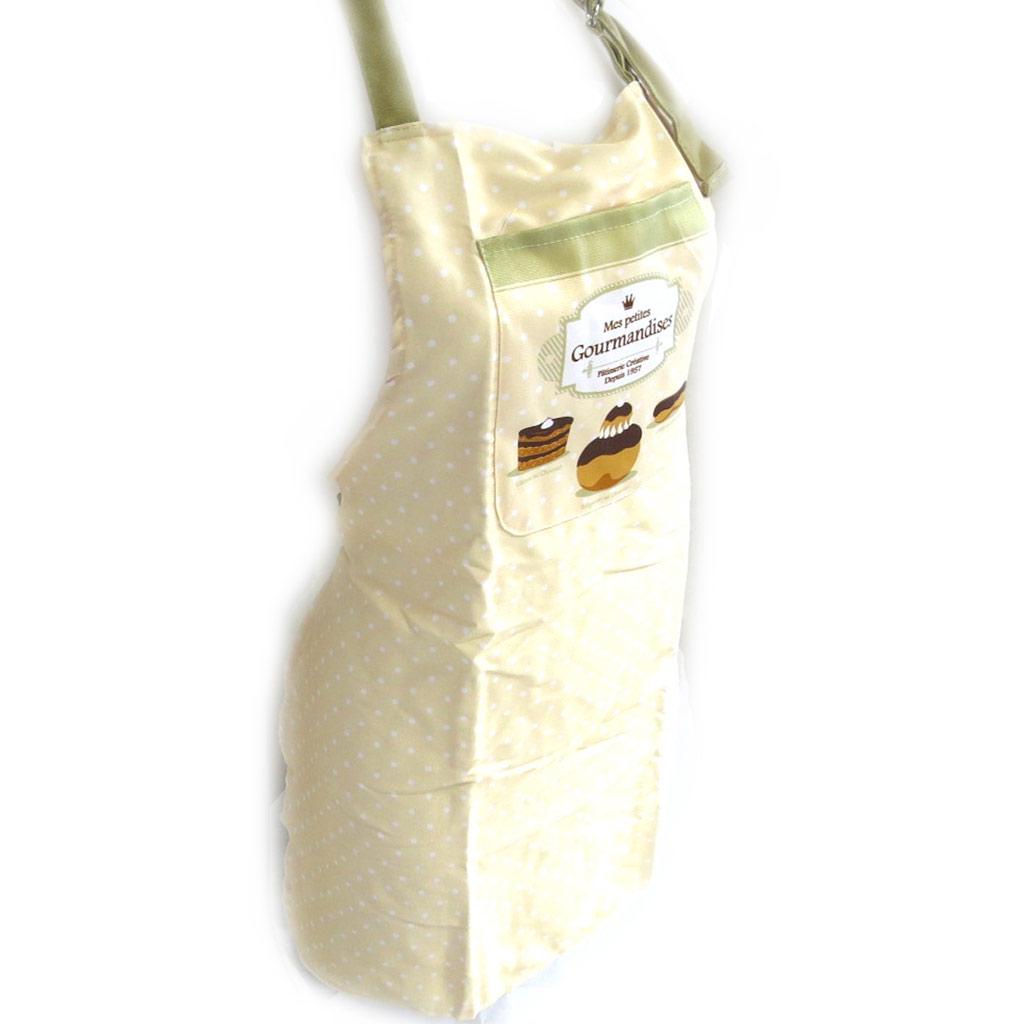 Les Trésors De Lily [M1460] - Küchenschürze 'Meine kleinen Leckereien' beige