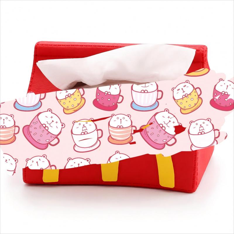 2026 Cute Cartoon Silicone Tissue Box and Ornament for Living Room