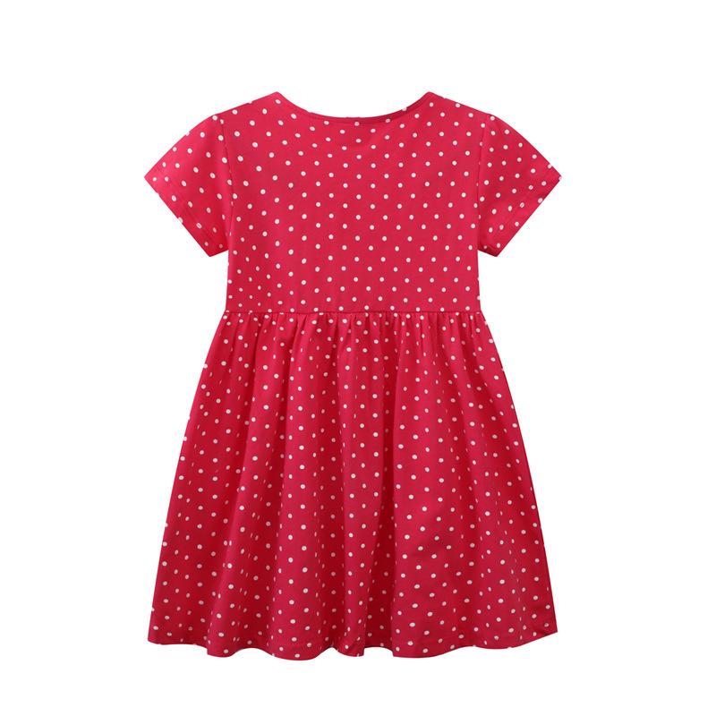 European Style Girls' Floral Princess Dresses - Fashionable Summer 2025 Collection