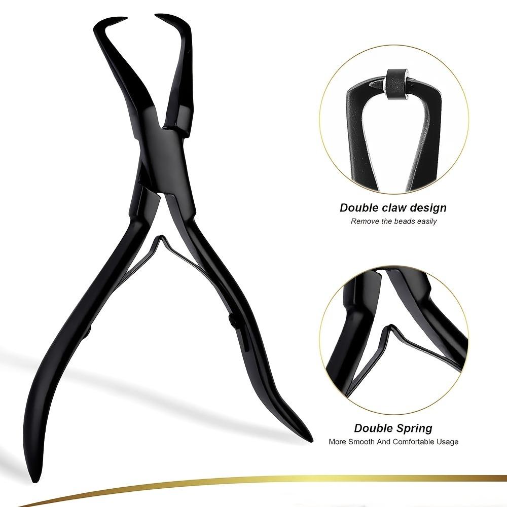 Anti-slip Stainless Steel Pliers Microlink Bead Remover Clamp  for Removing Micro Link Beads