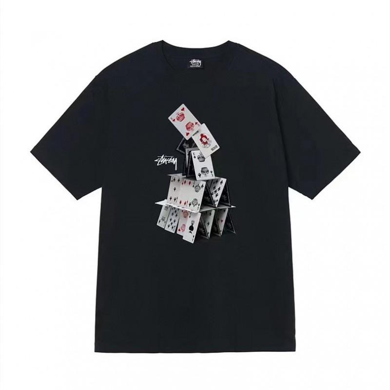 Herren Übergröße Kurzarm T-Shirt 250-300g Schwer Baumwolle T-Shirt Lässig Lockerer Schnitt