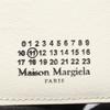 Used Maison Margiela 11 4-stitch Numbering Tri-fold Wallet S56UI0150 Leather White Used Women