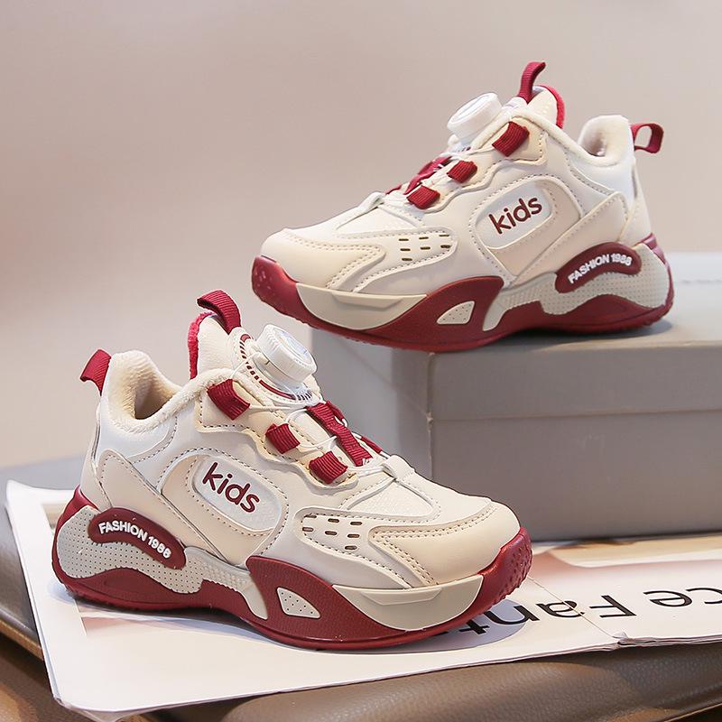 Herbst/Winter 2025 KindersportSchuhe: Drehknopfläufer für Jungen & Lässige Dad-Schuhe für Mädchen