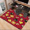 Red Birds Characters Collage Office Rug Chair Mat, Game Carpet, Suitable for Front Door, Bedroom, Living Room, Desk, Holiday Gift