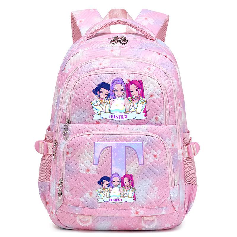 Kpop Anime Aufdruck 26 Buchstaben Rucksack Große Kapazität Mittelschüler Lässige Schultasche