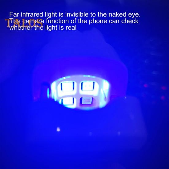 Nail Fungus Treatment LED Device 460nm Blue Light USB Charge Onychomycosis Cleaner for Nail Health Restoration And Pain Relief Blue Light Nail Therapy