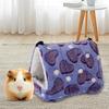 Yousheng Hamster Nest Comfortable Warm Guinea Pig Bed House Soft Fabric Plush Small Pet Hideout for Small Animals