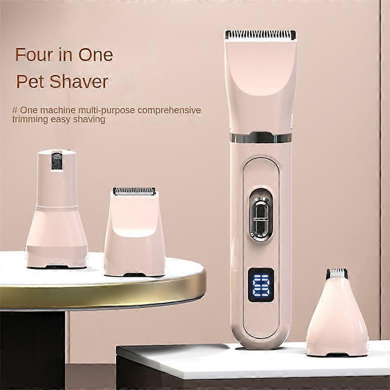 Dog Clippers Professional for Thick Hair LCD Power DisplayLow Noise Cordless Dog Grooming Clippers Sharp Stainless Steel Blade Rechargable Pet Shaver 