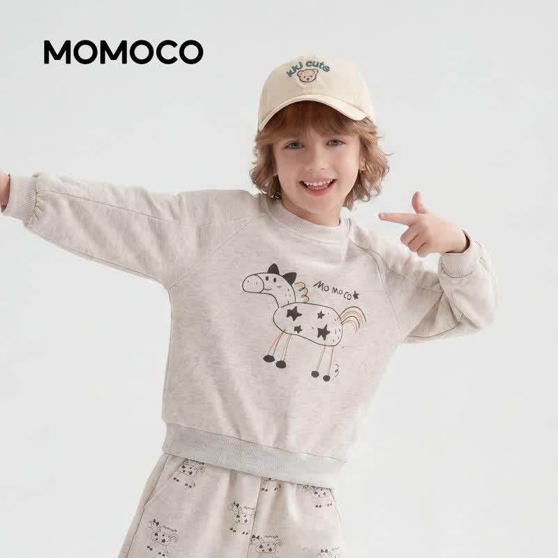 MOMOCO Boys' Fashion Two-Piece Set