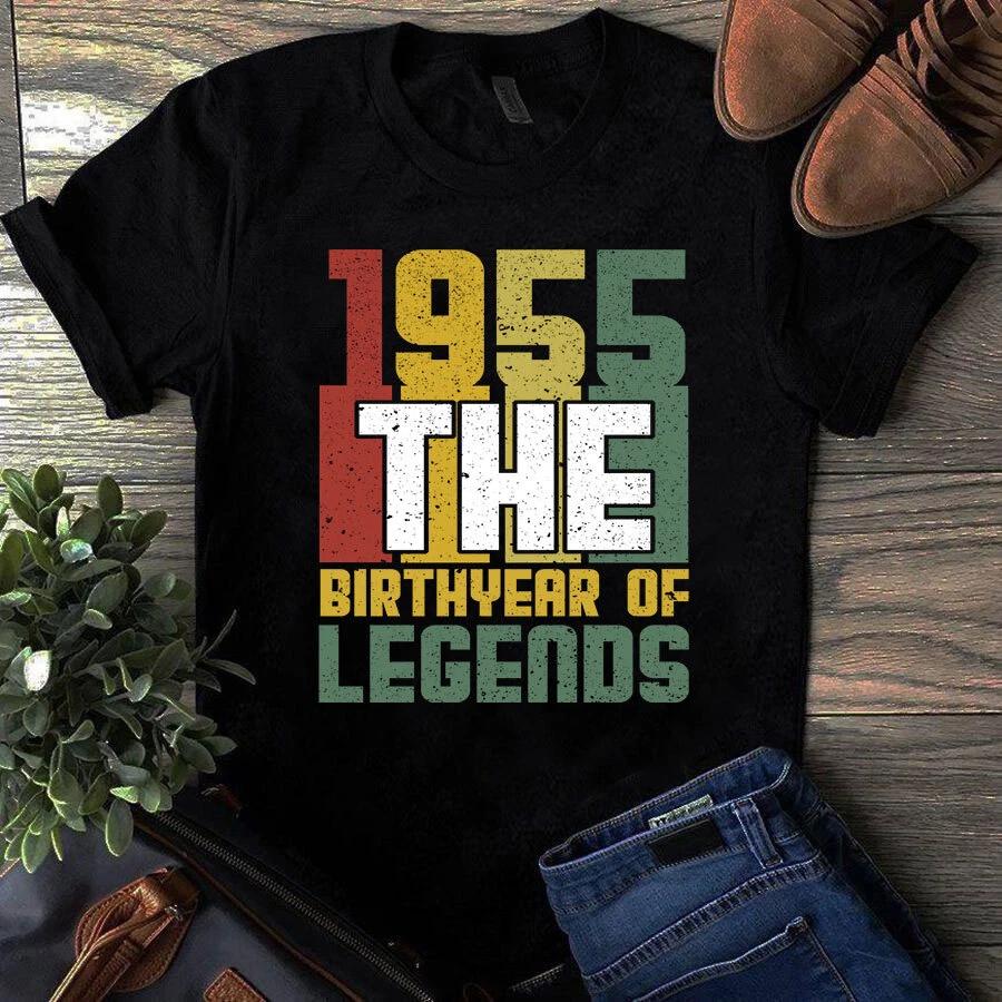 Men s and Women s T-shirts 1955 The Birthyear XXL