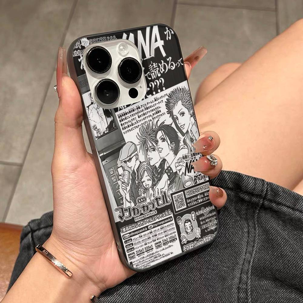 Comics Oosaki Nana Hot Japan For IPhone 17 16 15 14 13 12 11 Pro Max Plus Pro Corrugated Shockproof Matte Phone Cover