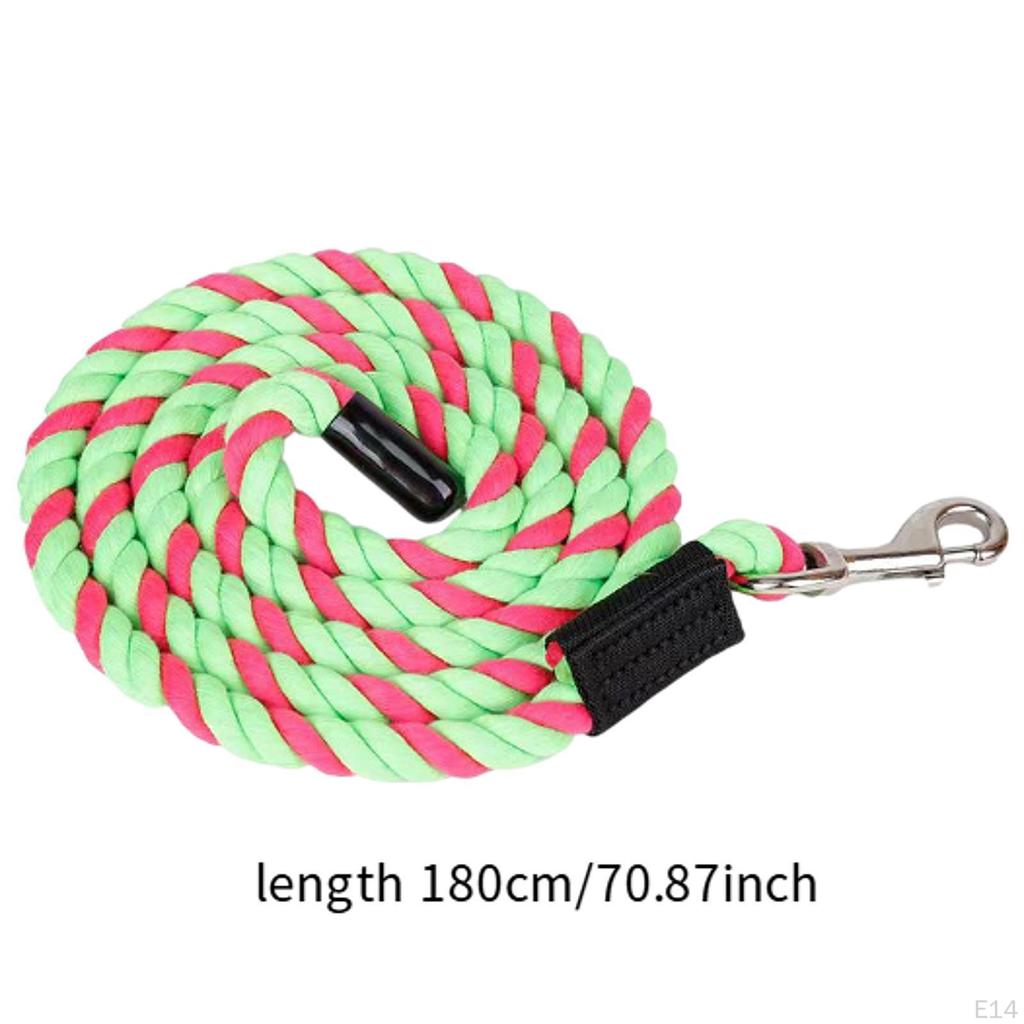 Horse Lead Rope Attachment for Halter Or Harness with Heavy Duty Lunge Line