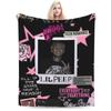 Lil Peep Cool Rapper Blanket Flannel Cozy Soft Throw Blankets for Bedding Bedspreads