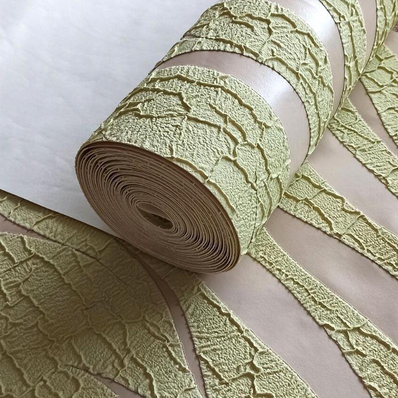 

Wave Striped Non-woven Wallpaper Bedroom Living Room TV Background Wall Paper Thickened 3mx53cm