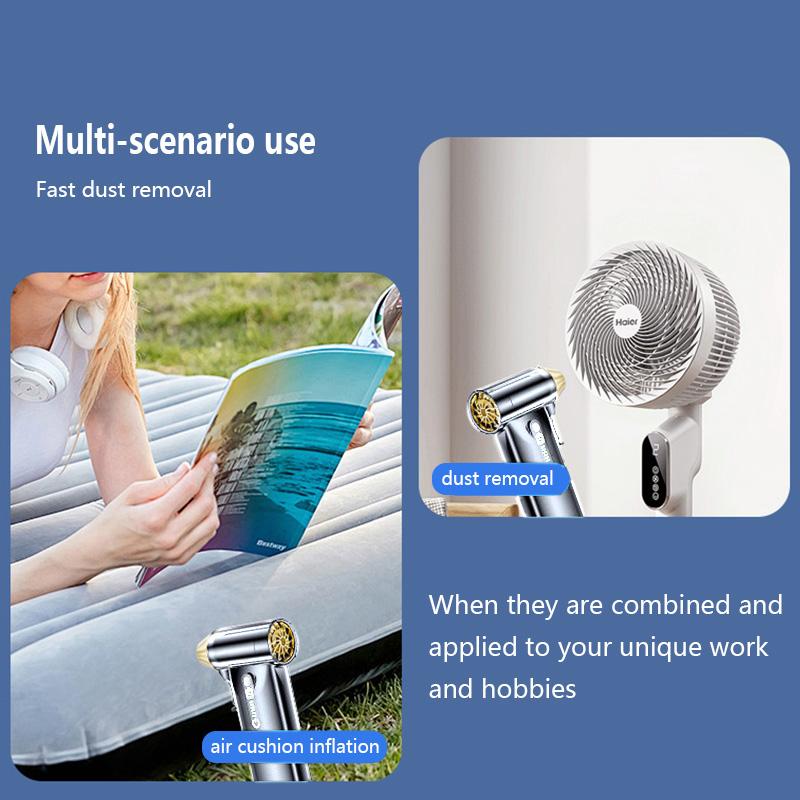 130000RPM Industrial Fans Power Tool Wireless Hurricane Handheld Dust Blower Snow Blowing More Portable High