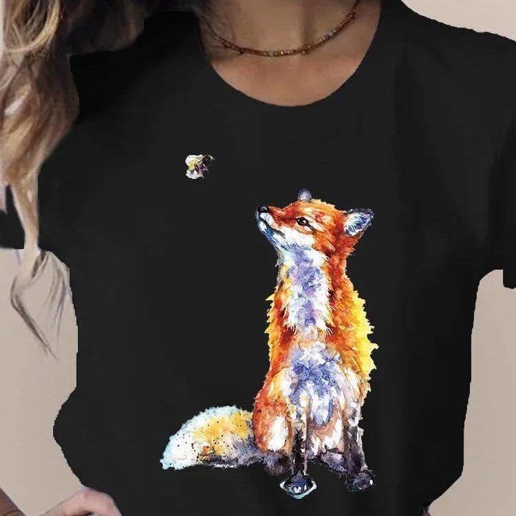 Hot Cartoon Graphic Tshirt Casual Short Sleeve Skull Butter Graphic Tshirt Highend Luxury Unisex Style Both Of Unisex And Unisex