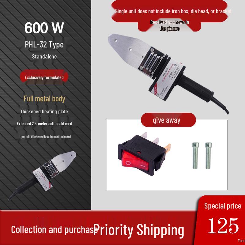 Poly Yida PPR Hot Melt Plastic Pipe Welder with Mold Head