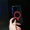 Apple 16 Pro Max Case: Transparent, Non-Slip, Corrugated Shell with Integrated Stand for iPhone 16 Series, Skin-Feel Finish
