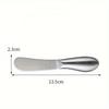 3Pcs Stainless Steel Butter Knife Perforated Cheese Dessert Jam Cream Tableware Portable Cream Cheese Slicer Kitchen Small Tools