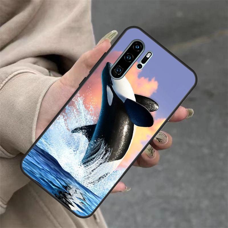 Killer Whale Orca Case For Huawei Nova 9 SE 10 5T 11i 8i 7i 3i Y61 Y91 Y60 Y70 Y90 P20 P40 Lite P30 Pro Cover