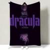 Movie DDracula Throw Soft Warm Flannel Throw Blanket Multiuse for Sofa Bed Office Nap