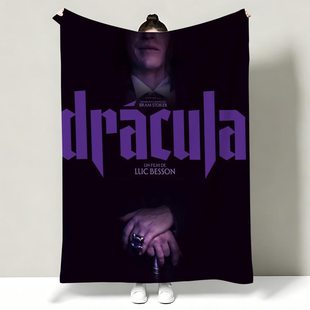 Movie DDracula Throw Soft Warm Flannel Throw Blanket Multiuse for Sofa Bed Office Nap