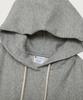 Women'S Reverse Weave Small Logo Loose Fit Hoodie Oxford Grey