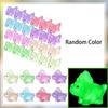 10 / 20pcs Luminous Mini Resin Dinosaur Glow in The Dark Tiny Triceratops Animal Figures Ideal for DO-IT-YOURSELF Fairy Garden Glass Container