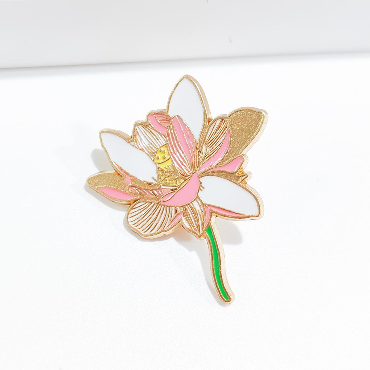 

Guofeng Журавль Олень Брошь Ретро Лотос Кои Металлический Значок Персонализированные Креативные Булавки Аксессуары