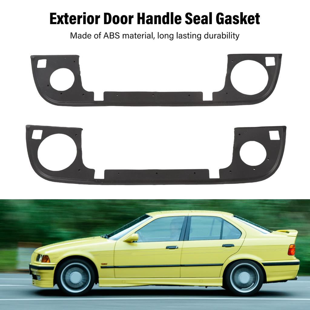 51218122442 Exterior Door Handle Cover  Gasket Front Left Right Plastic 51218122441 Replacement for E32 E34 E36