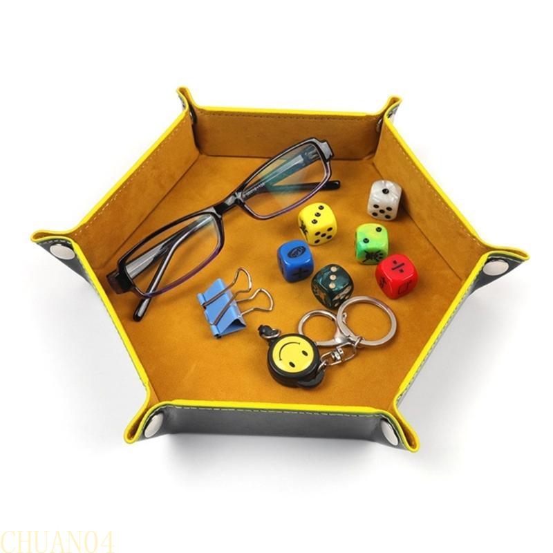A1A2 Dices Holder Box Folding Dices Tray Dices Rolling Tray Dices Coin Purse Holder