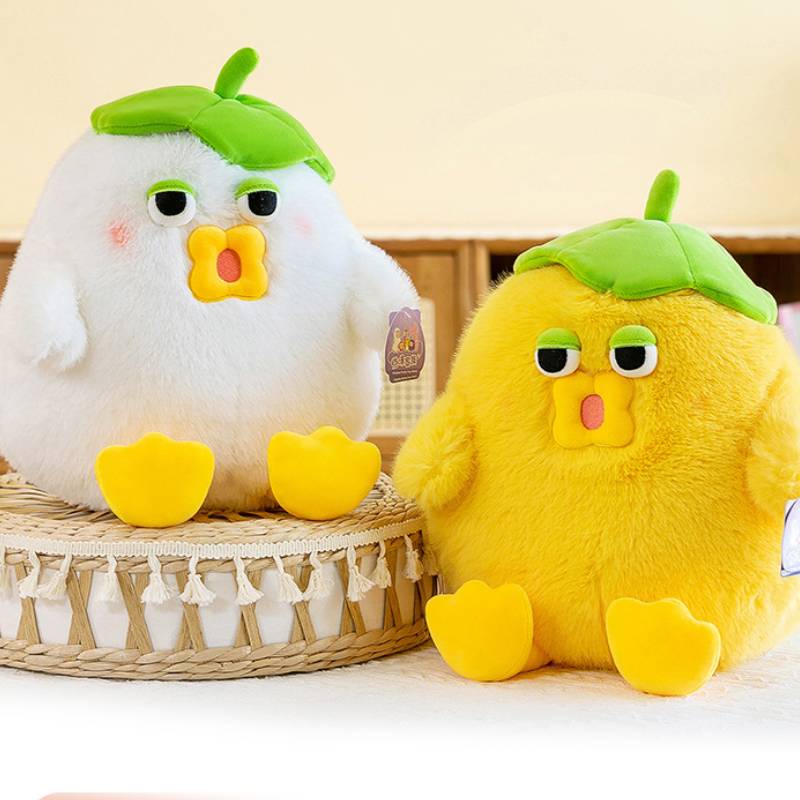Lotus Chicken Leaf Plush Toy Doll Pillow Funny Expression Children Gift Birthday