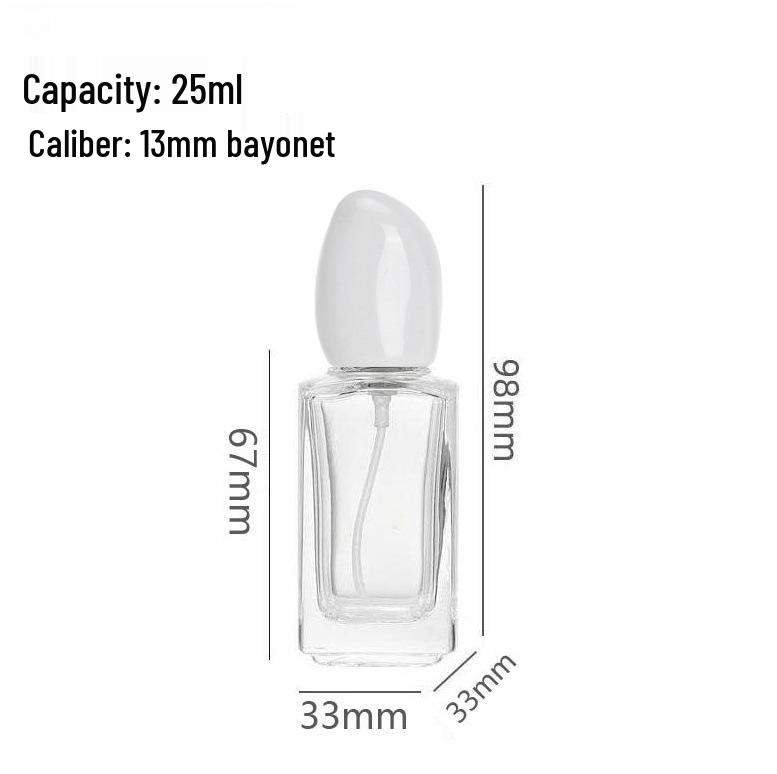 15-Hole Transparent Glass Perfume Spray Bottle – Empty Decanting Bottle for Brand Name Perfumes